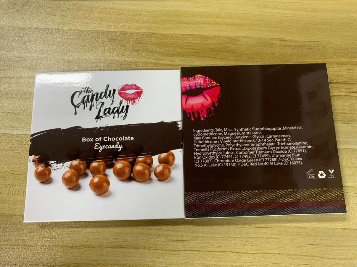 Custom Order| The Candy Lady Custom Eye Shadow Palette Mirror | by Waverly Vienna