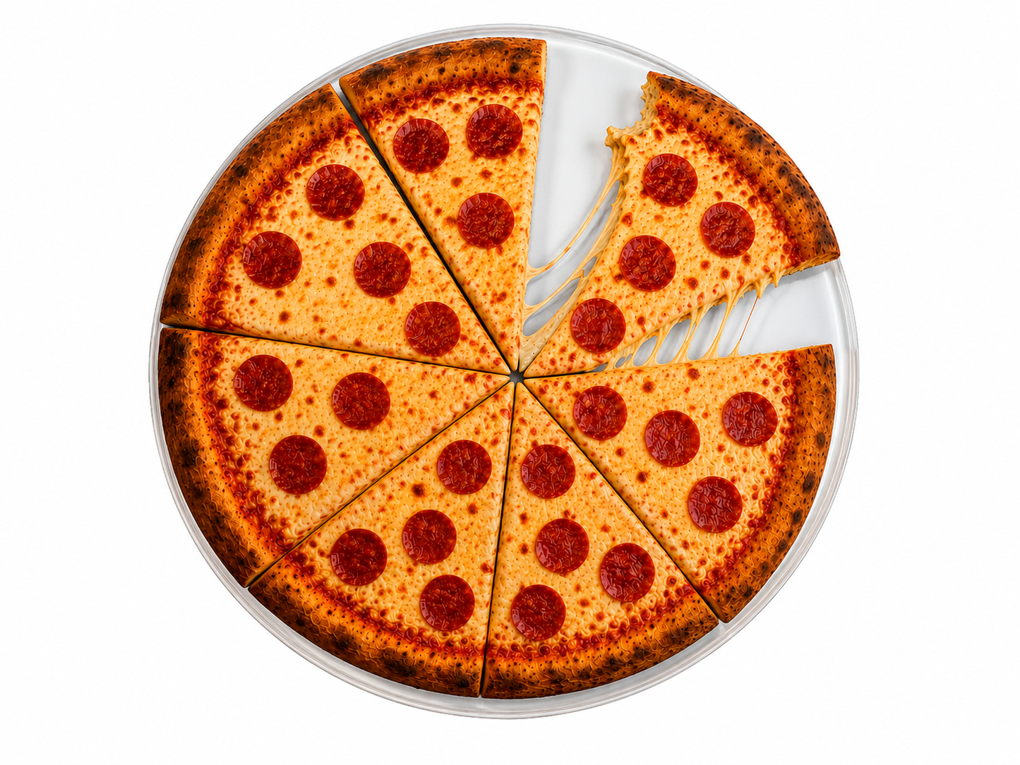 Custom Order | Giant 24" Pepperoni Cheese Pizza Prop | by Waverly Vienna