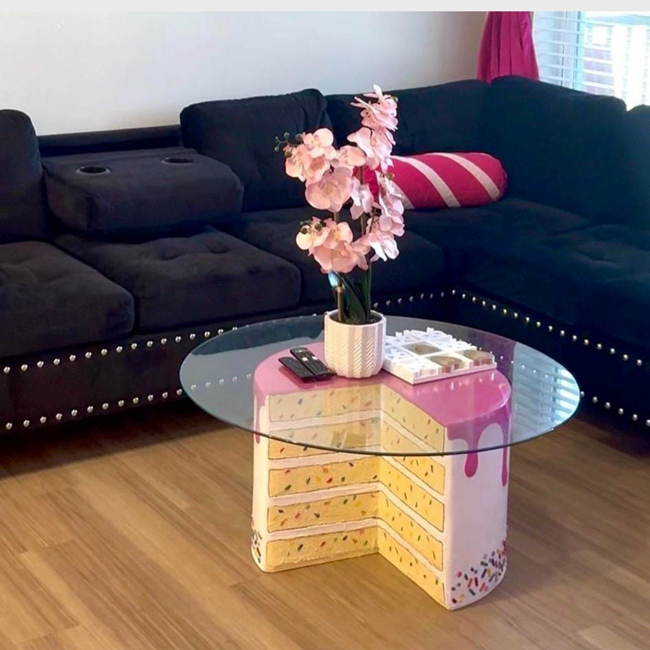 The Giant Cake Table | Bakery Decor | Side Table | Coffee Table | Giant Cake Prop | by Waverly Vienna