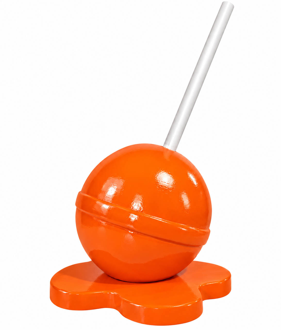 The Giant Melted Upside Down Lollipop Prop | 7 Vibrant Colors | Dopamine Wall Art | Giant Candy Prop | by Waverly Vienna