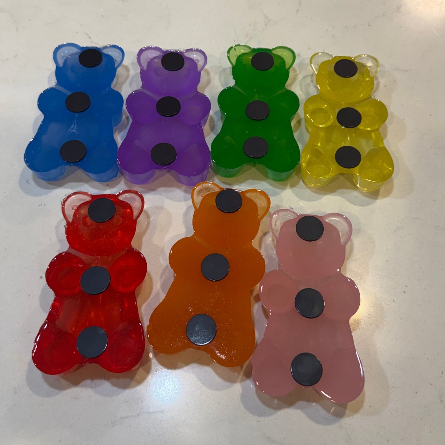 The Gummy Bear Magnets | 7 Pieces | Refrigerator magnets | by Waverly Vienna