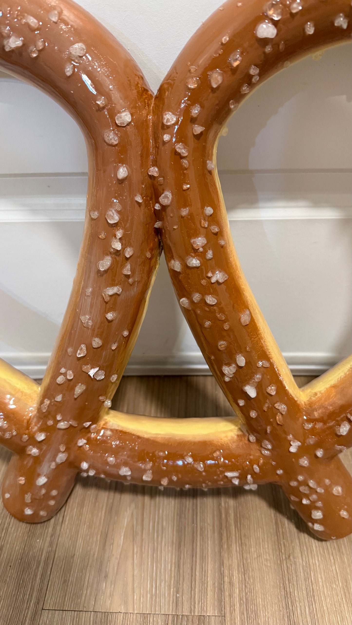 The Giant Twist Soft Pretzel Prop | 3 flavors | Plain Salt Pretzel, Chocolate Dipped Pretzel, Vanilla Dipped Pretzel | Movie Theater Prop | Party Prop | by Waverly Vienna
