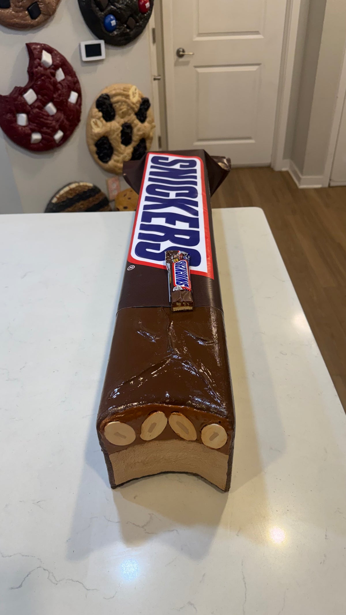 The Giant Peanut Nougat Chocolate Candy Bar Prop | Wall Decor | Store Display | by Waverly Vienna