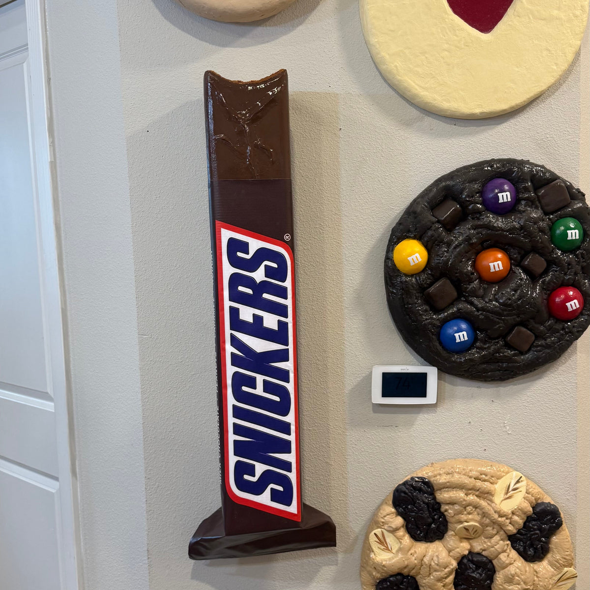 The Giant Peanut Nougat Chocolate Candy Bar Prop | Wall Decor | Store Display | by Waverly Vienna