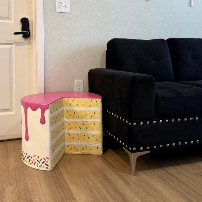 The Giant Cake Table | Bakery Decor | Side Table | Coffee Table | Giant Cake Prop | by Waverly Vienna
