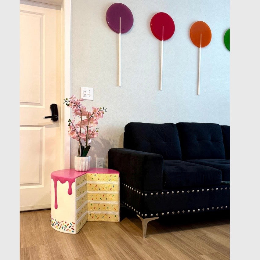 The Giant Cake Table | Bakery Decor | Side Table | Coffee Table | Giant Cake Prop | by Waverly Vienna