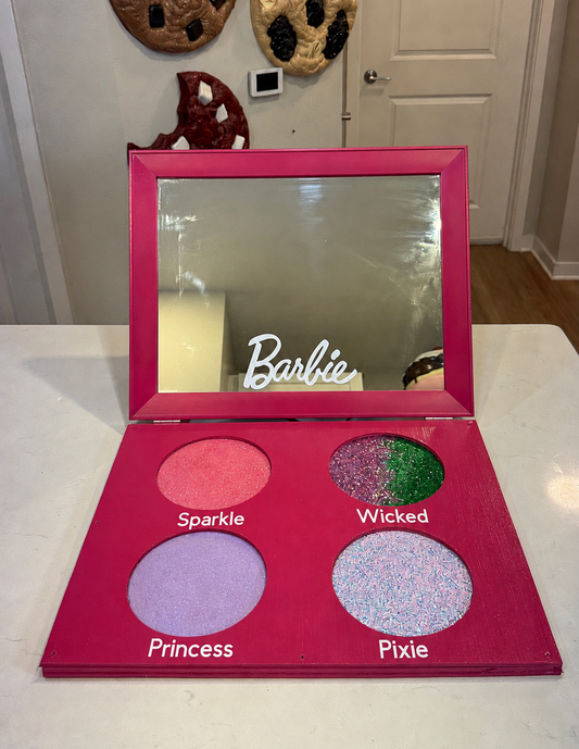 The Mini Eyeshadow Palette Mirror Barbie Inspired | 20” | by Waverly Vienna