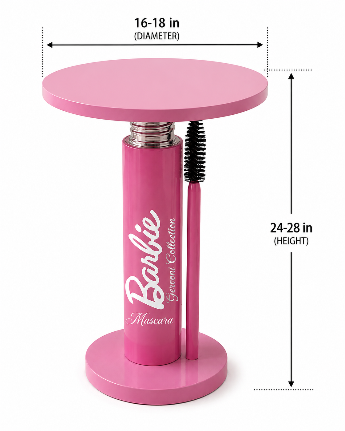 Custom Order| Barbie Inspired Mascara Side Table