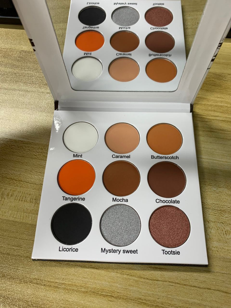 Custom Order| The Candy Lady Custom Eye Shadow Palette Mirror | by Waverly Vienna