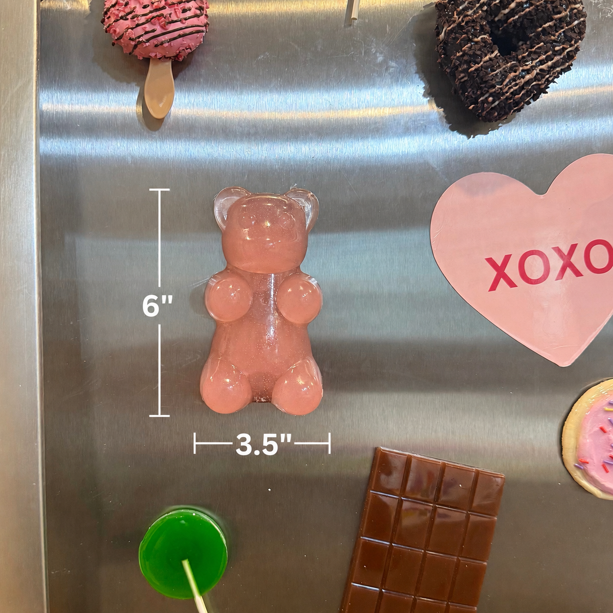 The Gummy Bear Magnets | 7 Pieces | Refrigerator magnets | by Waverly Vienna