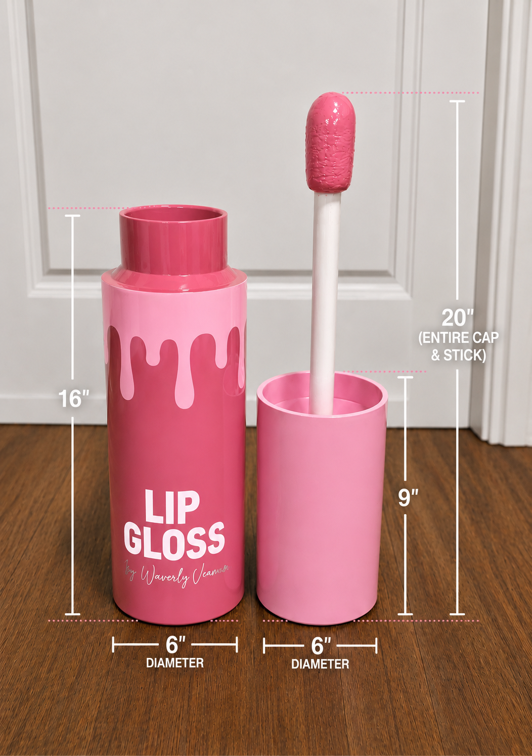 The Giant Lip Gloss Tube Prop | 4 shades | by Waverly Vienna