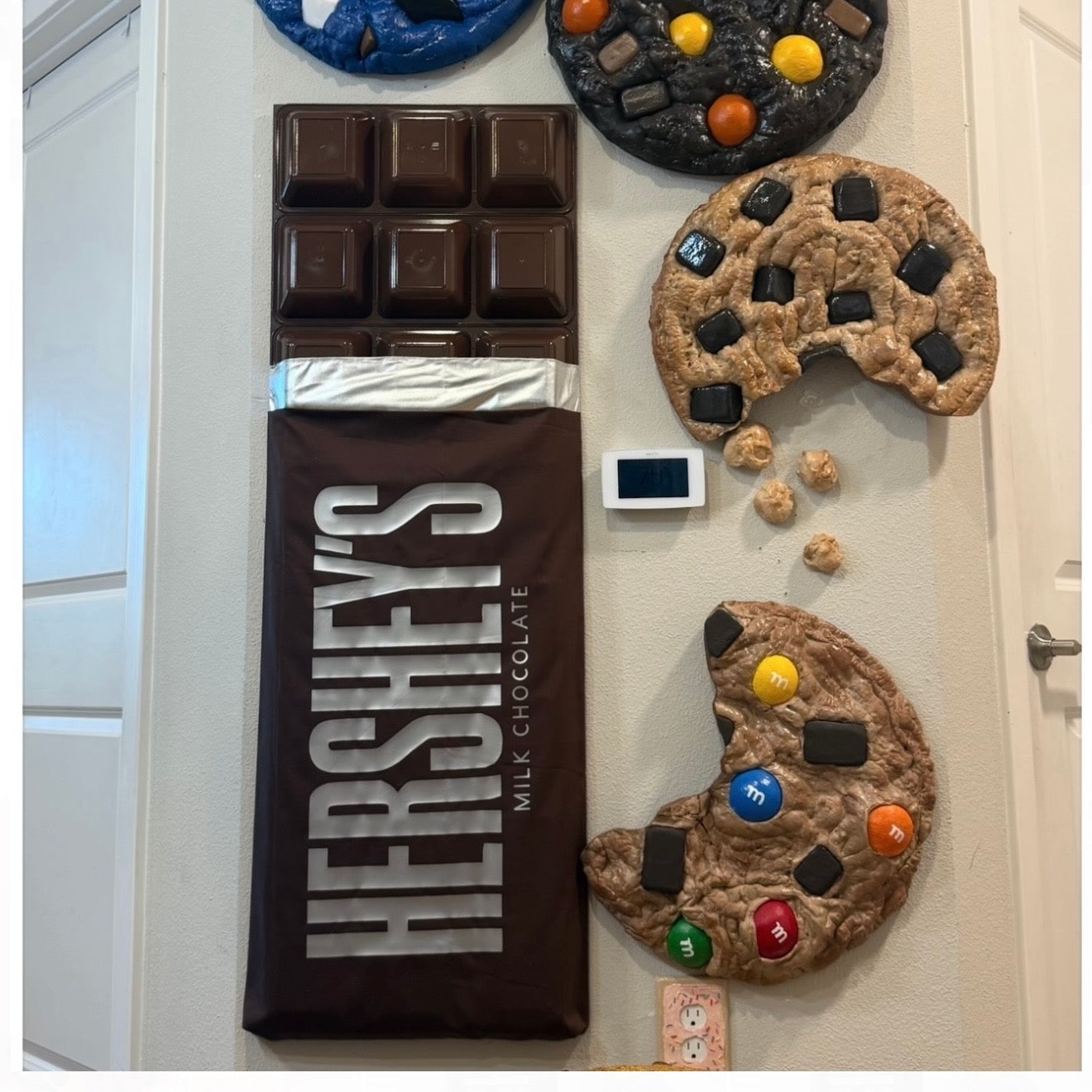 Giant Milk Chocolate Bar Prop | High Quality | Wall Decor | Store Display | by WaverlyVienna