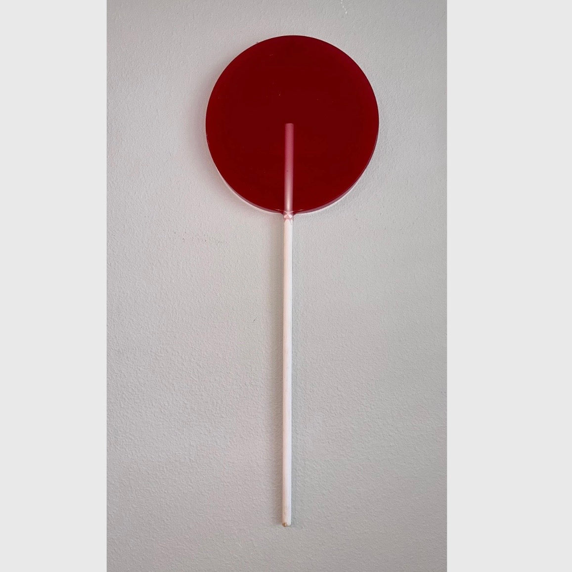 The Giant Colorful Lollipop Prop | 7 Vibrant Colors | Resin Art | Dopamine Wall Art | Giant Candy Prop | by Waverly Vienna
