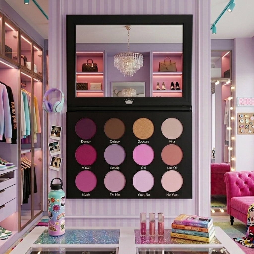 The Giant Eyeshadow Palette Mirror 2.0 | 36” | by Waverly Vienna