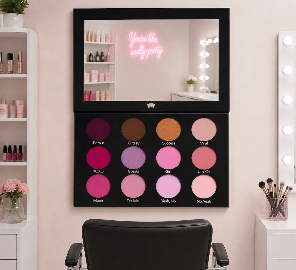 The Giant Eyeshadow Palette Mirror 2.0 | 36” | by Waverly Vienna