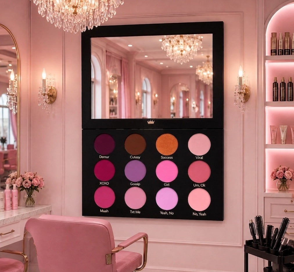 The Giant Eyeshadow Palette Mirror 2.0 | 36” | by Waverly Vienna