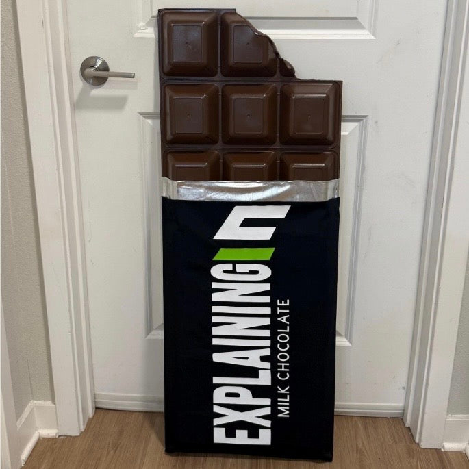 COMING SOON - The Customizable Giant Milk Chocolate Candy Bar Prop | Build Your Own Chocolate Bar High Quality | Wall Decor | Store Display | by WaverlyVienna