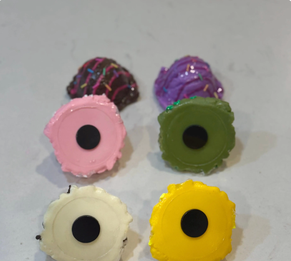 The Ice Cream Scoop Magnets | 6 Flavors | Refrigerator magnets | Kitchen Magnets | by Waverly Vienna￼